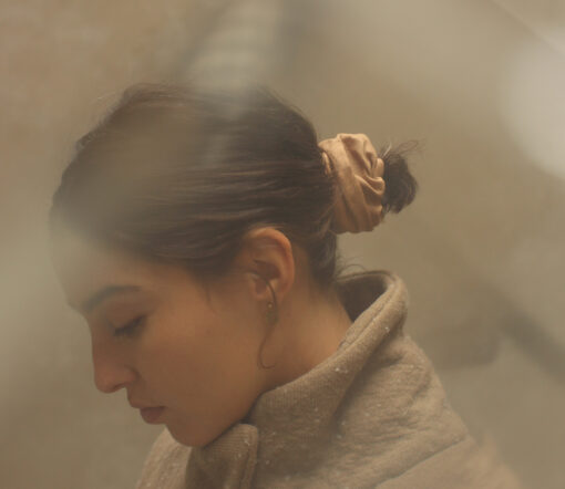 Monk & Anna - Scrunchie, Leinen, Birch – Bild 2