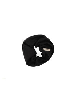 Monk & Anna - Scrunchie, Leinen, Black