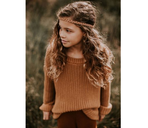YUKI - Chunky Knit, CORAL, Bio Baumwolle – Bild 12