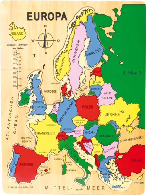 Small Foot - Puzzle "Europa" – Bild 2