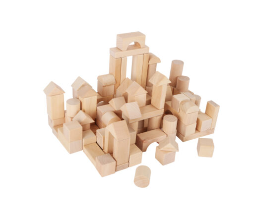 Small Foot - Holzbausteine Natur 100er-Pack im Beutel