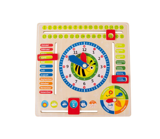 Small Foot - Lerntafel Datum, Uhr- & Jahreszeiten
