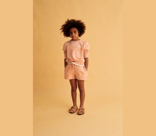The New Society - Hugo Girl Sweater, Bio Baumwolle, Apricot – Bild 4