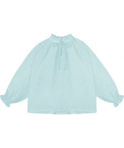 The New Society - Bluse "Olivia Blouse Glacier", Biobaumwolle