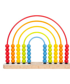 Small Foot - Motorikschleife und Abakus Regenbogen