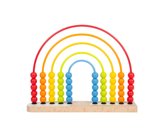 Small Foot - Motorikschleife und Abakus Regenbogen