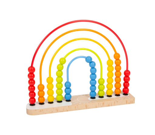 Small Foot - Motorikschleife und Abakus Regenbogen – Bild 2