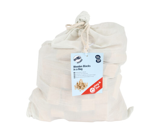 Small Foot - Holzbausteine Natur 100er-Pack im Beutel – Bild 2