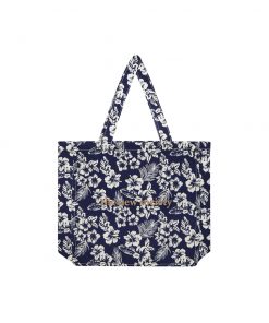 The New Society - Tote Bag "HIBISCUS", Bio Baumwolle