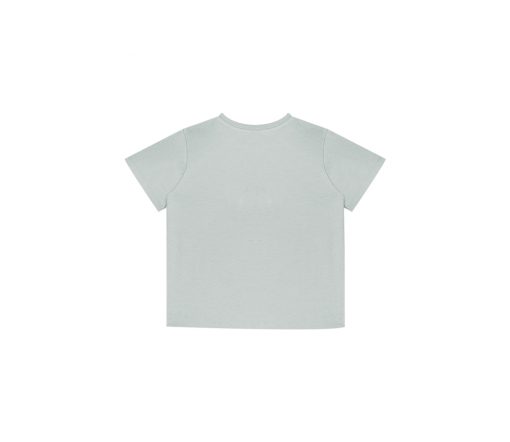 The New Society - Logo Print Tee, Bio Baumwolle, Pearl Blue – Bild 3