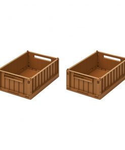 Liewood -  Aufbewahrungsbox "Weston",  Golden Caramel, Gr. M 2er Set