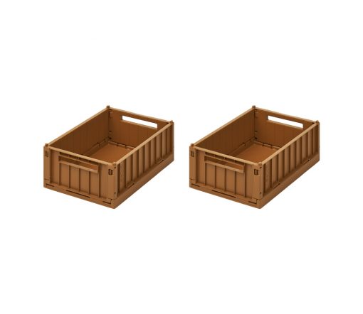 Liewood -  Aufbewahrungsbox "Weston",  Golden Caramel, Gr. M 2er Set