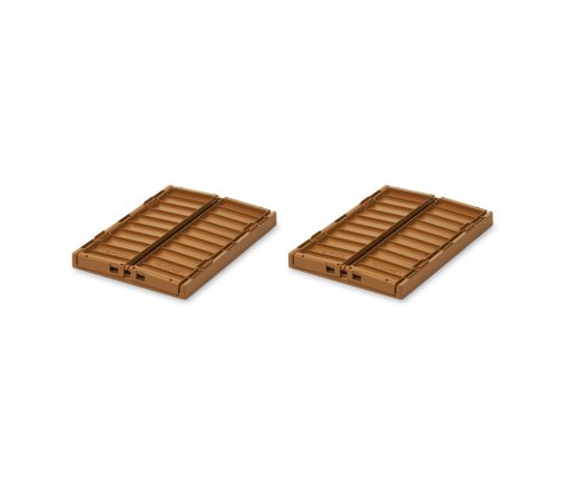 Liewood -  Aufbewahrungsbox "Weston",  Golden Caramel, Gr. M 2er Set – Bild 2
