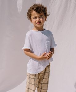 Búho Barcelona - T- Shirt Pocket, White