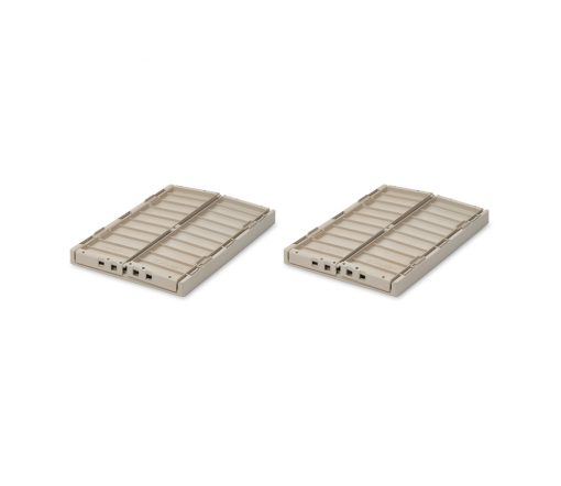Liewood -  Aufbewahrungsbox "Weston",  Sandy, Gr. M 2er Set – Bild 3