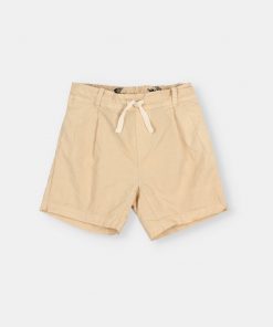Búho Barcelona - Poplin Bermuda, Biscotto, Biobaumwolle