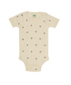 FUB - Baby Tree Body kurzarm, Ecru, Bio Baumwolle