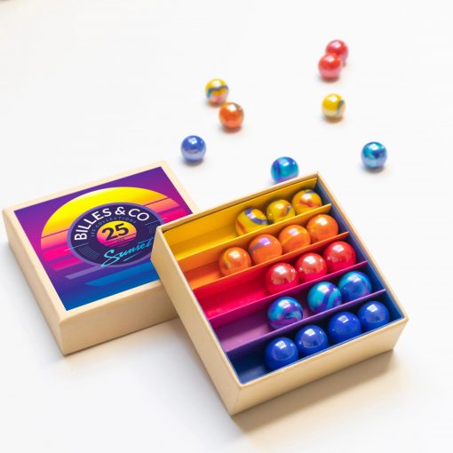 Billes & Co. - Sunset City, Mini Box 25 Glasmurmeln – Bild 2