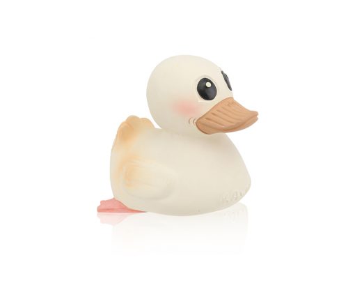 HEVEA - Badeente Kawan - Naturkautschuk, Sandy Nude – Bild 2