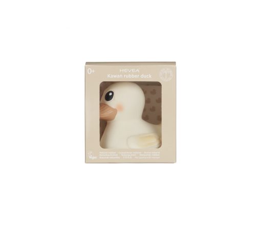 HEVEA - Badeente Kawan - Naturkautschuk, Sandy Nude – Bild 4