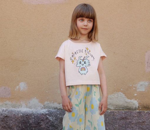 Mainio - Top Cropped, "Rainbow Rider Top", Bio Baumwolle – Bild 5