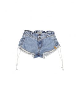 PiuPiuChick - Jeans Shorts, "Washed Light Blue Denim" (10J.)