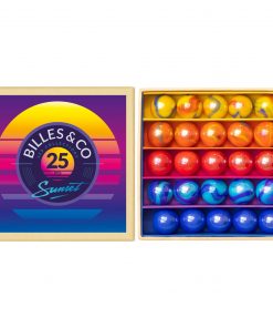 Billes & Co. - Sunset City, Mini Box 25 Glasmurmeln
