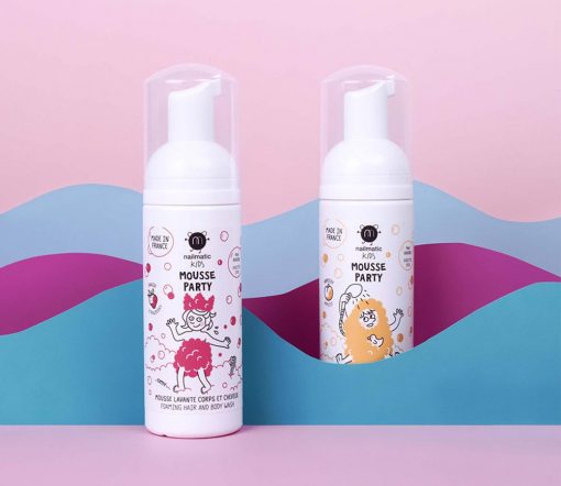 Nailmatic -  Mouse Shampoo Hair & Body, "Strawberry", vegan – Bild 4