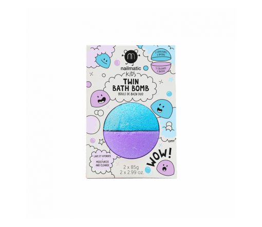 Nailmatic -  Badekugel - Twin Bath Bomb, Blue/Violet