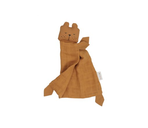 Fabelab - Schmusetuch "Bunny", ochre, Biobaumwolle – Bild 3