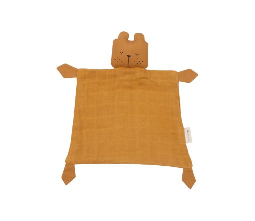 Fabelab - Schmusetuch "Bunny", ochre, Biobaumwolle – Bild 4
