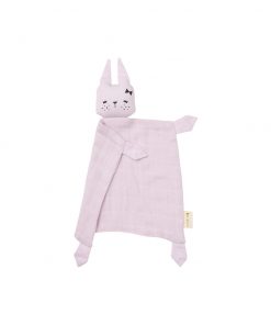 Fabelab - Schmusetuch "Bunny", lilac, Biobaumwolle