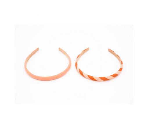 Grech & Co. - Haarreif, 2er Set, "Stripes Sunset + Tierra" – Bild 2