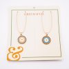 Grech & Co. - Halskette Emaille, 2er-Set, "Flower"