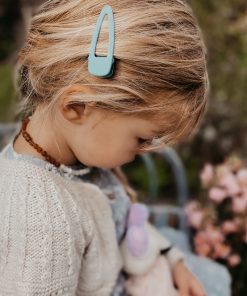 Grech & Co. - Haarspangen Matte 2er Set, "Light Blue"