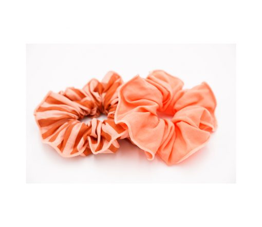 Grech & Co. - Scrunchies 2er Set, "Stripes Sunset + Tierra"