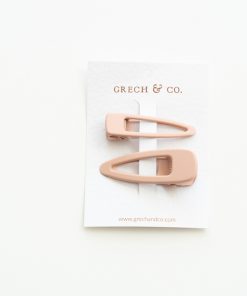 Grech & Co. - Haarspangen Matte 2er Set, "Shell"