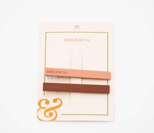 Grech & Co. - Haarspangen 2-farbig, "Sunset" – Bild 3