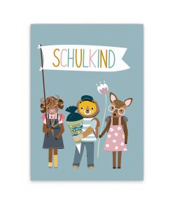 Nellie&Finn - Postkarte "SCHULKIND"