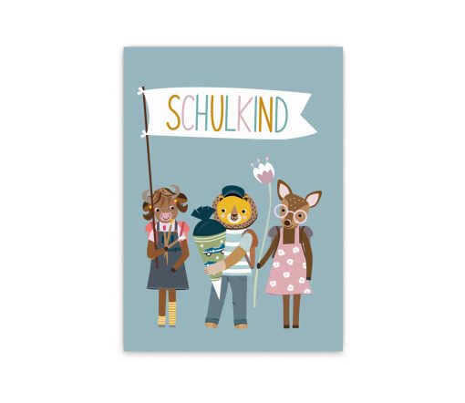 Nellie&Finn - Postkarte "SCHULKIND"