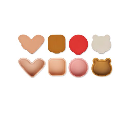 Liewood -  Snack Box, "Toto", Rose multi mix, 4er-Set – Bild 2