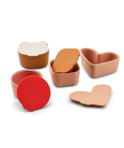 Liewood -  Snack Box, "Toto", Rose multi mix, 4er-Set