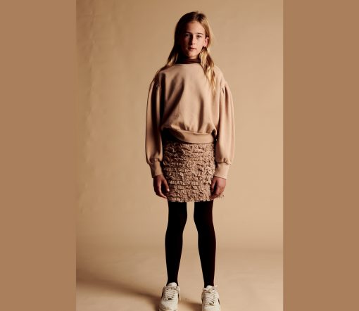 LongLiveTheQueen - Puffed Sweater, beige, Biobaumwolle – Bild 3