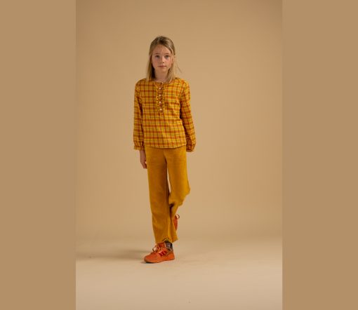LongLiveTheQueen - Straight Sweatpants, warm mustard, Biobaumwolle (12J.) – Bild 3