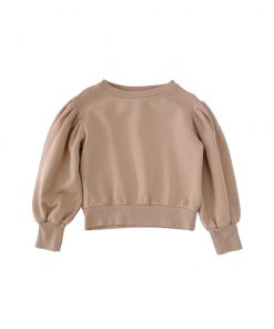 LongLiveTheQueen - Puffed Sweater, beige, Biobaumwolle