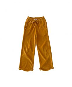 LongLiveTheQueen - Straight Sweatpants, warm mustard, Biobaumwolle (12J.)