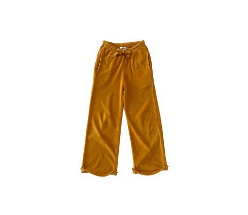 LongLiveTheQueen - Straight Sweatpants, warm mustard, Biobaumwolle (12J.)
