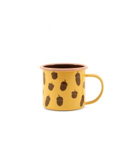 Sticky Lemon - Emailletasse, Acorns, yellow