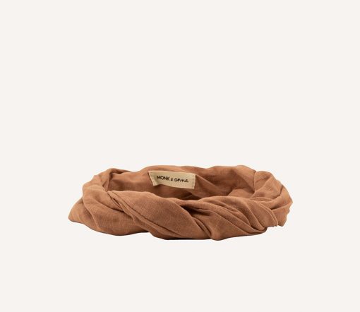 Monk & Anna - Haarreif, Leinen, Nougat