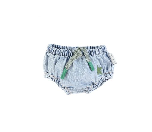 PiuPiuChick - Baby Jeans Höschen, Light Blue (12M.)